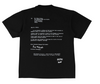 HARRY POTTER X WELCOME - ACCEPTANCE T- SHIRT - BLACK