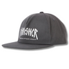 THRASHER X TOY MACHINE SCRATCH SNAPBACK CAP - CHARCOAL