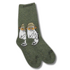 RIPNDIP NERMAL S THOMPSON SOCKS - OLIVE HEATHER