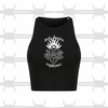 Hell Awaits Crop Vest - Black