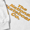 THE NATIONAL SKATEBOARD CO. LONG SLEEVE OUTLINE TEE ASH GREY