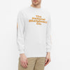 THE NATIONAL SKATEBOARD CO. LONG SLEEVE OUTLINE TEE ASH GREY