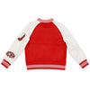 SCUM NO FRIENDS VARSITY JACKET - RED