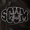 SCUM NO FRIENDS VARSITY JACKET - BLACK