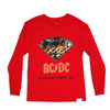 Diamond Supply Co. x AC/DC 'AC/DC Diamond' Long Sleeve T-Shirt - Red