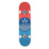 Habitat Leaf Dot Blue / Red Complete Skateboard - 7.75"