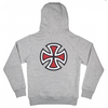 Kids Independent Bar Cross Hood - Grey