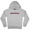 Kids Independent Bar Cross Hood - Grey