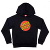 Santa Cruz Dot Logo Hood -  Black