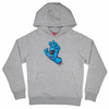 Kids Santa Cruz Screaming Hand Hood Grey