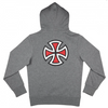 Kids Independent Bar Cross Hood - Dark Heather Grey